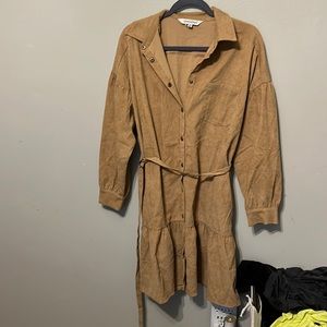 Womens boutique corduroy dress